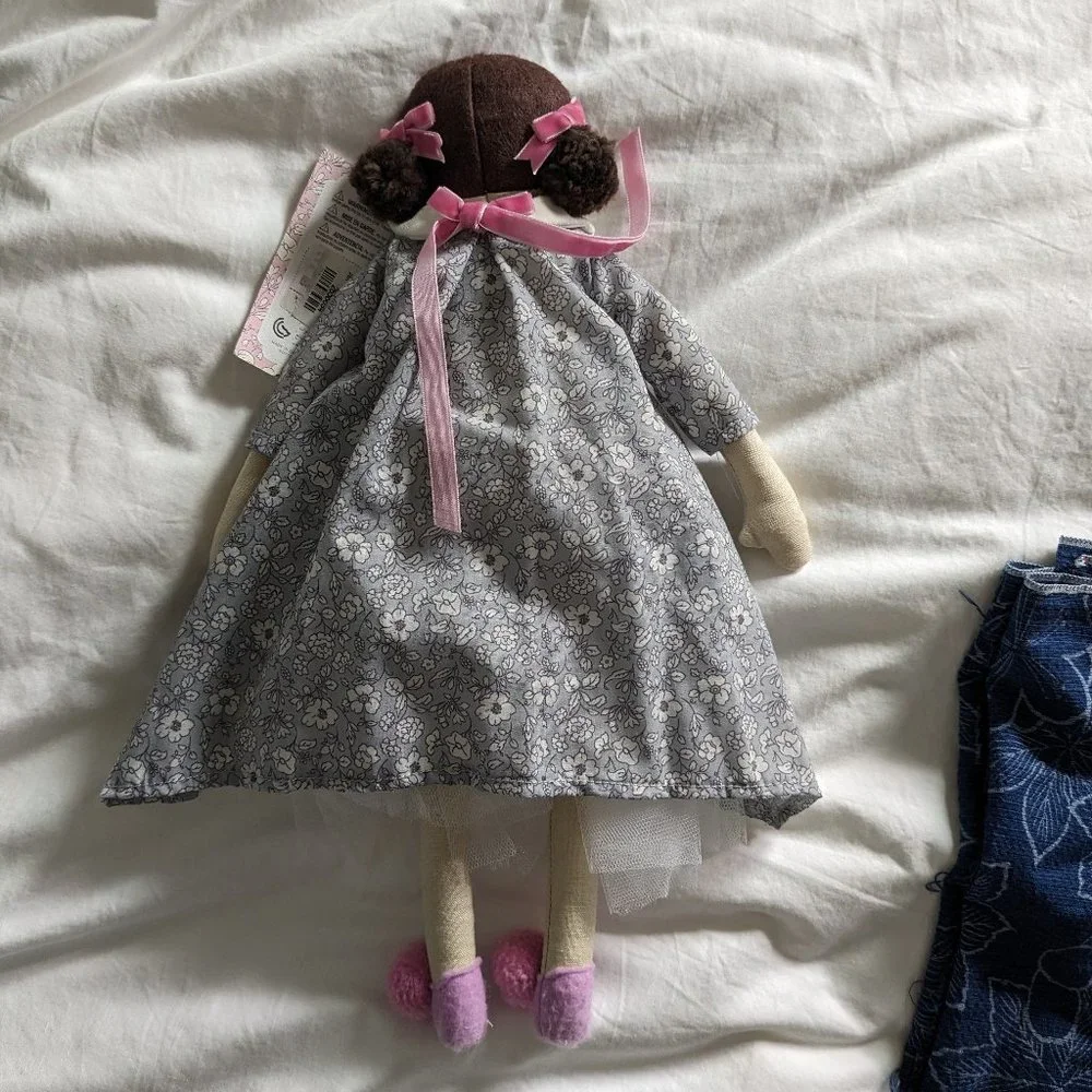 NWT Liberty of London cloth doll // Pottery Barn Kids // rag doll - Picture 2 of 5